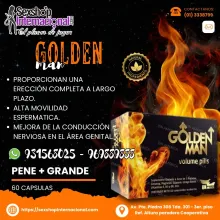 GOLDEN MAN MAS TAMAÑO CON INGREDIENTES 100 NATURALES