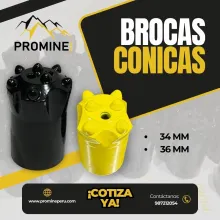 Brocas Cónicas Resistencia Extrema en Cada Perforación.