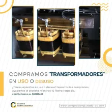 COMPRAMOS TRANSFORMADORES 
