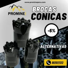 BROCA CONICA DE 34 MM Y 36 MM 