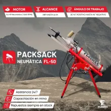 PACKSACK NEUMÁTICA FL50 Extrae muestras minerales 