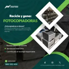  Compra y reciclaje de FOTOCOPIADORAS 