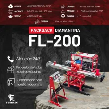 PACKSACK DIAMANTINA FL-200 equipo para mineria 