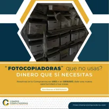 COMPRAMOS FOTOCOPIADORAS