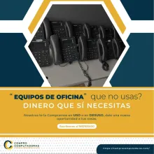 COMPRAMOS EQUIPOS DE OFICINA