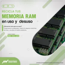 COMPRAMOS MEMORIAS RAM 