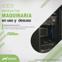  Vende tu Maquinaria en Desuso con Servicio Mundo Verde 