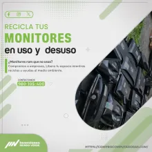  Vende tus Monitores Usados o en Desuso 