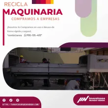 COMPRAMOS MAQUINARIAS 