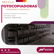 COMPRAMOS FOTOCOPIADORAS