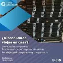 COMPRAMOS DISCOS DUROS 