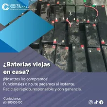COMPRAMOS BATERIAS