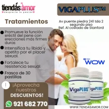 Viga plus Promueve la función eréctil del pene con erección