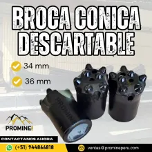 BROCA CONICA . SOSTENIMIENTO MINERO . PROMINE PERU