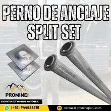 PERNO DE FRICCION ANCLAJE . PROMINE . SPLIT SET 
