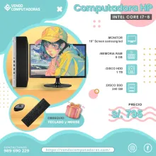 PC Intel i7-6 La potencia que necesitas lista para traba