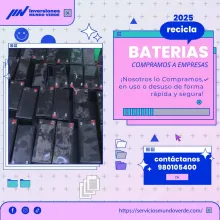  Compramos tus baterías en desuso 