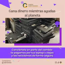 Recicla tus dispositivos electrónicos y recibe un pago rápid