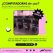  Tienes computadoras usadas o dañadas Te las compramos 