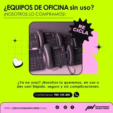  Tienes equipos de oficina en desuso Nosotros los compramo