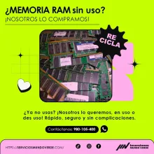  Tienes memoria RAM que ya no usas Te la compramos 