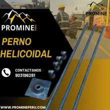 Perno Helicoidal Anclaje Confiable para Minería