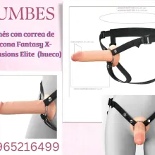 CONSOLADOR DE SILICONA FANTASY X-TENSIONS CON CORREA TUMBES 