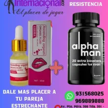 LIDORIA GEL DE ORGASMO ASCENDING ALPHAMAN 20 CAPS ORIGINAL