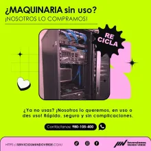 COMPRAMOS MAQUINARIAS