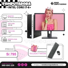 Hazlo Todo Más Rápido con Intel Core i7-6 8GB RAM y 240GB S