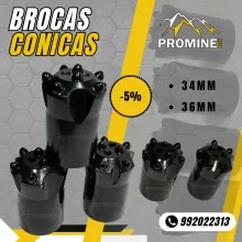 BROCAS CONICAS 34 MM Y 36 MM PERÚ
