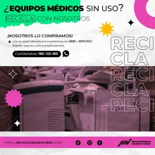  Compramos tus equipos médicos en desuso 
