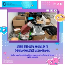 Vende tus computadoras obsoletas hoy y recibe pago inmediato