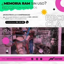  Compramos tu memoria RAM en desuso 