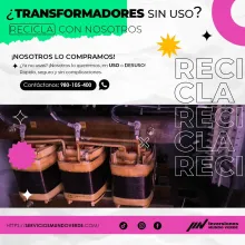  Compramos tus transformadores en desuso 