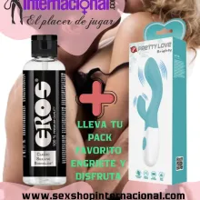 VIBRADOR RABIT BRIGTHY LUBRICANTE SILICONA EROS 30ML