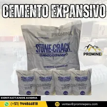 CEMENTO EXPANSIVO . PROMINE . ANCLAJE MINERO 