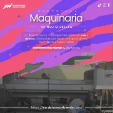 COMPRAMOS MAQUINARIAS 