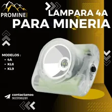 LÁMPARA 4A PARA MINERÍA ILUMINACIÓN SEGURA Y DURADERA