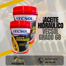 ACEITE HIDRÁULICO VECSOL GRADO 68 LUBRICACIÓN PARA MINERÍA