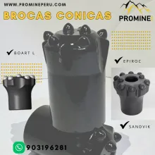 BROCAS CÓNICAS PERFORACIÓN PRECISA PARA MINERÍA