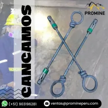 CÁNCAMOS SUJECIÓN SEGURA PARA MINERÍA