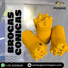 BROCAS CÓNICAS PERFORACIÓN PRECISA PARA MINERÍA