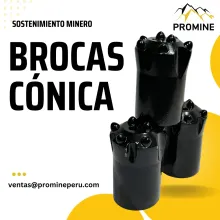 BROCAS CÓNICAS PERFORACIÓN DE ALTA PRECISIÓN EN MINERÍA