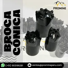 BROCAS CÓNICAS PERFORACIÓN EFICIENTE PARA MINERÍA