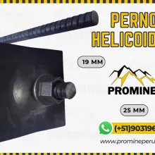 ADAPTADOR DE PERNO HELICOIDAL CONEXIÓN SEGURO PARA MINERÍA