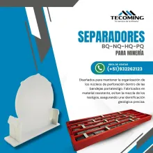 Separadores BQ NQ HQ PQ para Organización de Muestras