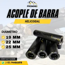 ACOPLES PERNO HELICOIDAL UNION DE BARRA PROMINE 