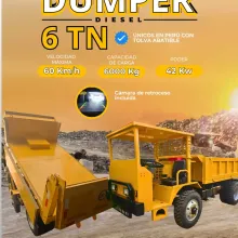 Dumper diesel de 6 toneladas