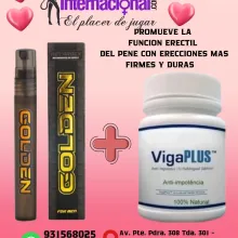 VIGAPLUS POTENCIA SEXUAL RETARDEX GOLDEN FOR MEN SRAY 
